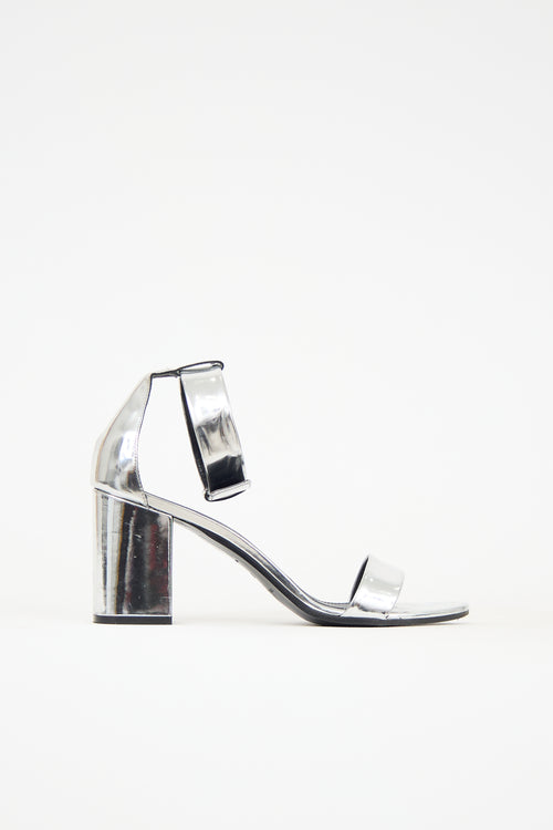 Balenciaga Patent Leather Sandal
