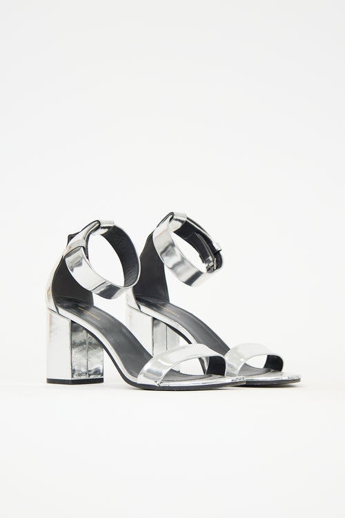 Balenciaga Patent Leather Sandal