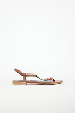 Balenciaga Leather Arena Sandal