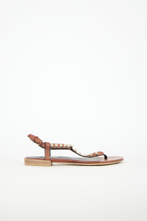 Balenciaga Leather Arena Sandal