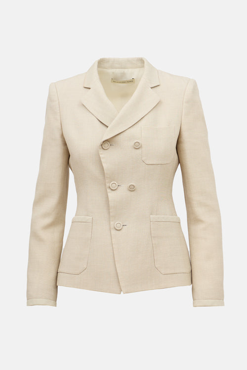 Balenciaga 2009 Wool Double Breasted Blazer