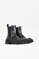 Balenciaga Leather Tractor Boot