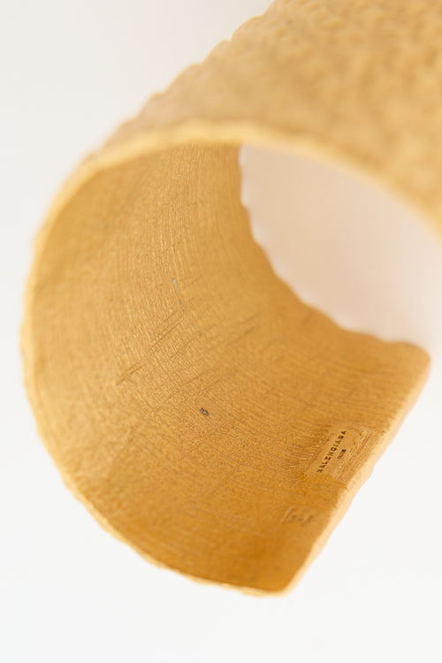 Balenciaga Textured Cuff