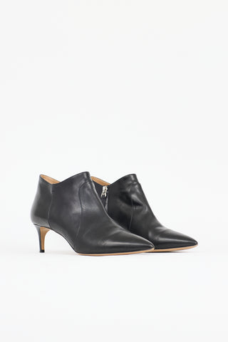 Bally Leather Heeled Ankle Boot