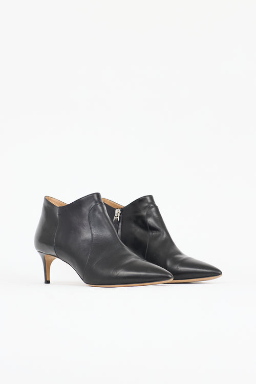 Bally Leather Heeled Ankle Boot