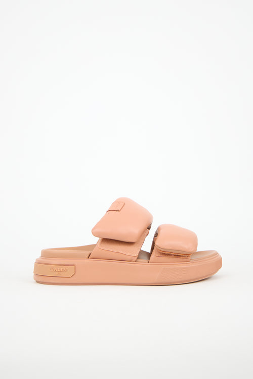 Bally Leather Joey Slide