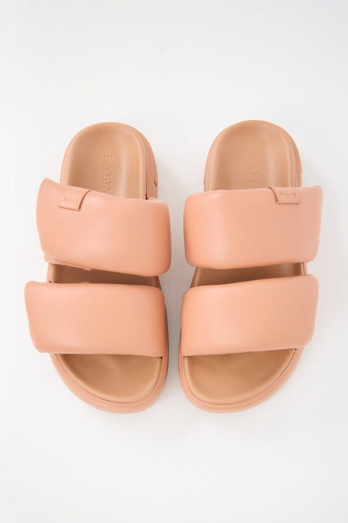 Bally Leather Joey Slide