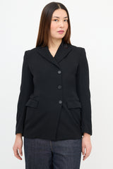 Balmain Peak Lapel Tuxedo Blazer