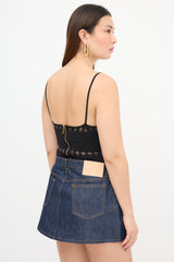 Balmain Stripe Panelled Bodysuit