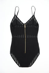 Balmain Stripe Panelled Bodysuit