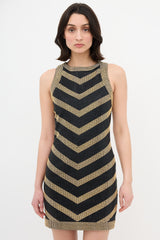 Balmain Rhinestone Embellished Dress