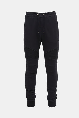 Balmain Ribbed Knee Sweat Pants