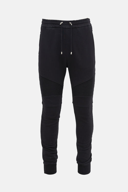 Balmain Ribbed Knee Sweat Pants