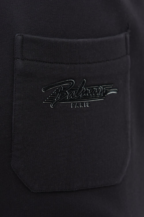 Balmain Ribbed Knee Sweat Pants