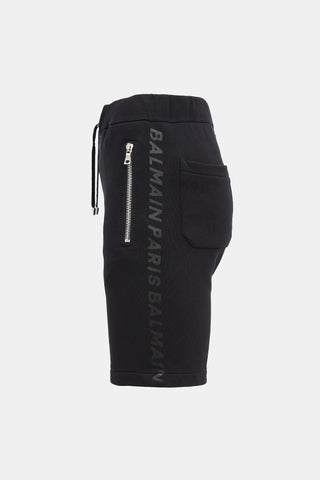 Balmain Logo Sweat Shorts