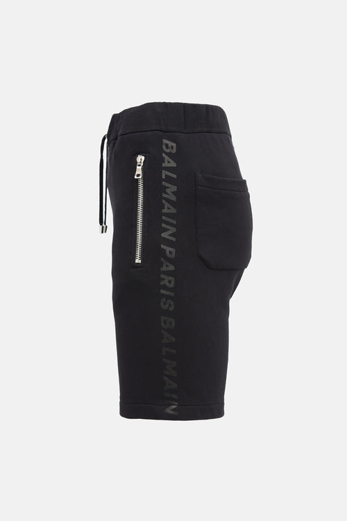 Balmain Logo Sweat Shorts