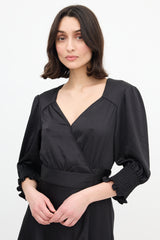 Ba&sh Hi-Low Wrap Dress