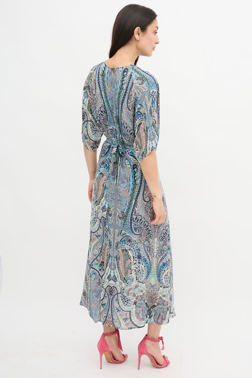Ba&sh Paisley Mousseline Dress
