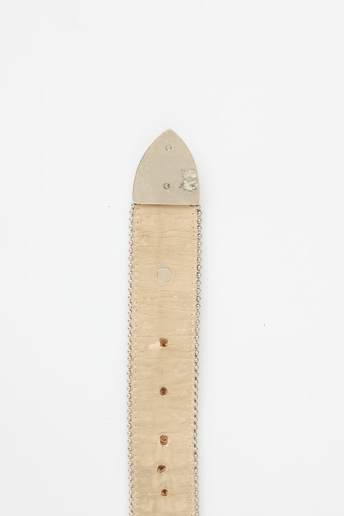 Embossed Leather Belt