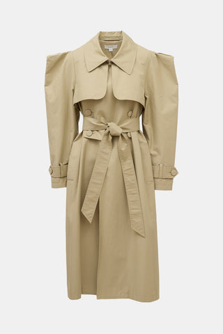 Beaufille Pointed Shoulder Trench Coat