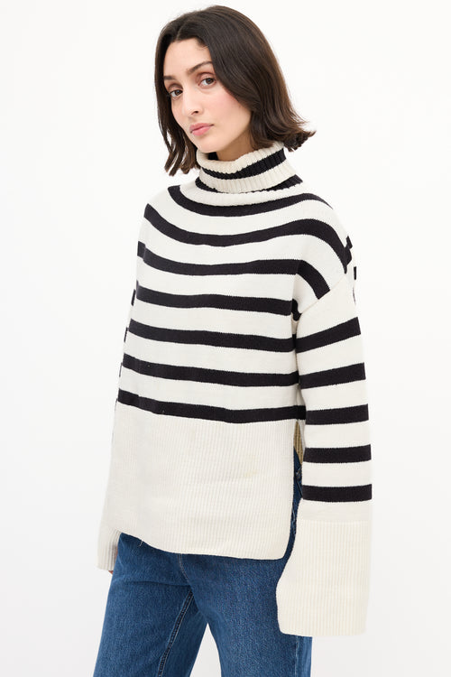 Birgitte Herskind White & Black Striped Oliver Sweater