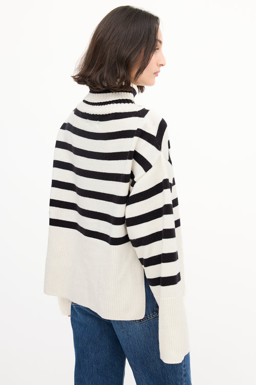 Birgitte Herskind White & Black Striped Oliver Sweater