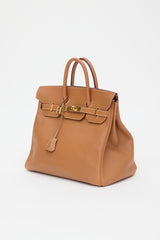 Hermès 2001 Gold Courchevel HAC 32 Bag