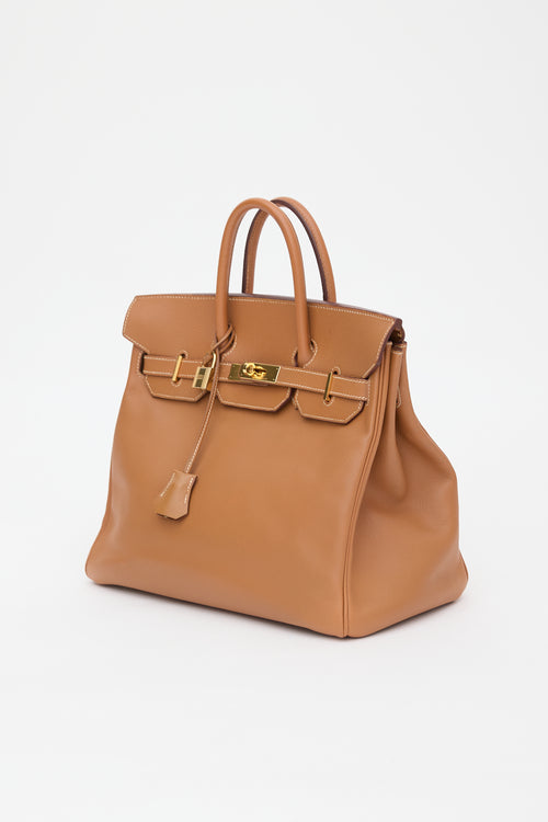Hermès 2001 Gold Courchevel HAC 32 Bag