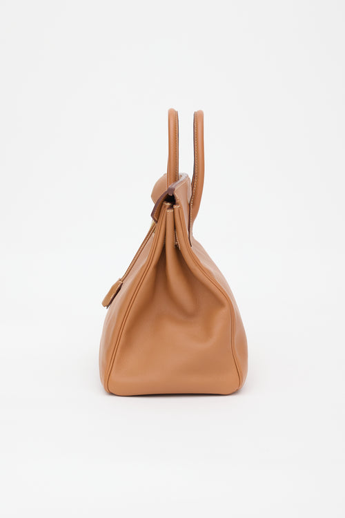 Hermès 2001 Gold Courchevel HAC 32 Bag