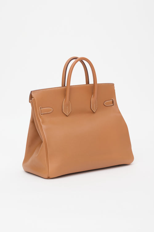 Hermès 2001 Gold Courchevel HAC 32 Bag