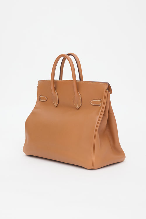 Hermès 2001 Gold Courchevel HAC 32 Bag