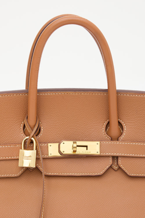 Hermès 2001 Gold Courchevel HAC 32 Bag