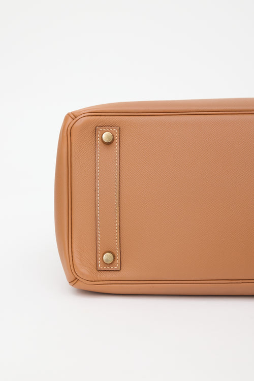 Hermès 2001 Gold Courchevel HAC 32 Bag
