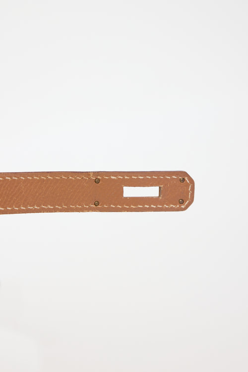 Hermès 2001 Gold Courchevel HAC 32 Bag
