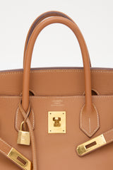 Hermès 2001 Gold Courchevel HAC 32 Bag