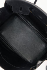 Hermès 2001 Noir Ardennes Birkin 35 Bag