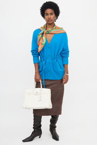 Hermès 2010 Blanc Swift Birkin 35 Bag