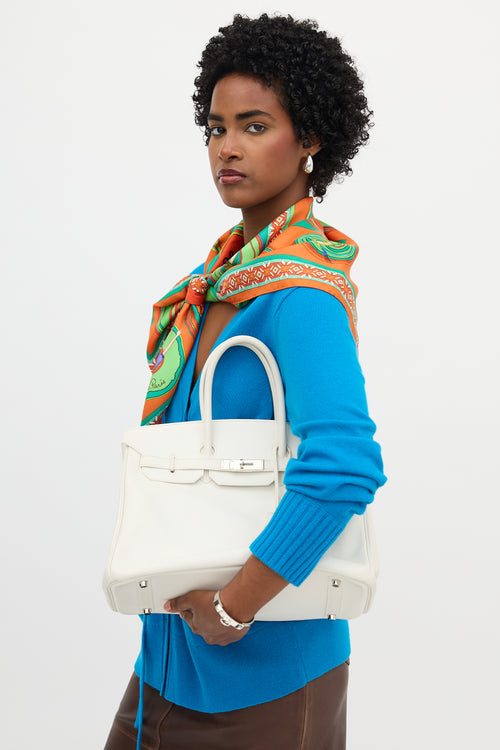 Hermès 2010 Blanc Swift Birkin 35 Bag