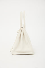 Hermès 2010 Blanc Swift Birkin 35 Bag