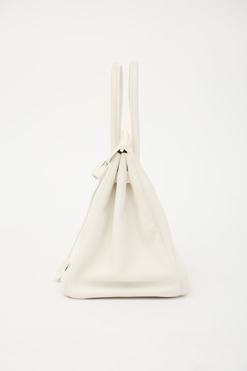 Hermès 2010 Blanc Swift Birkin 35 Bag
