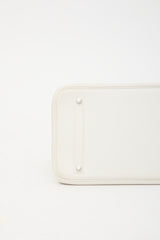 Hermès 2010 Blanc Swift Birkin 35 Bag