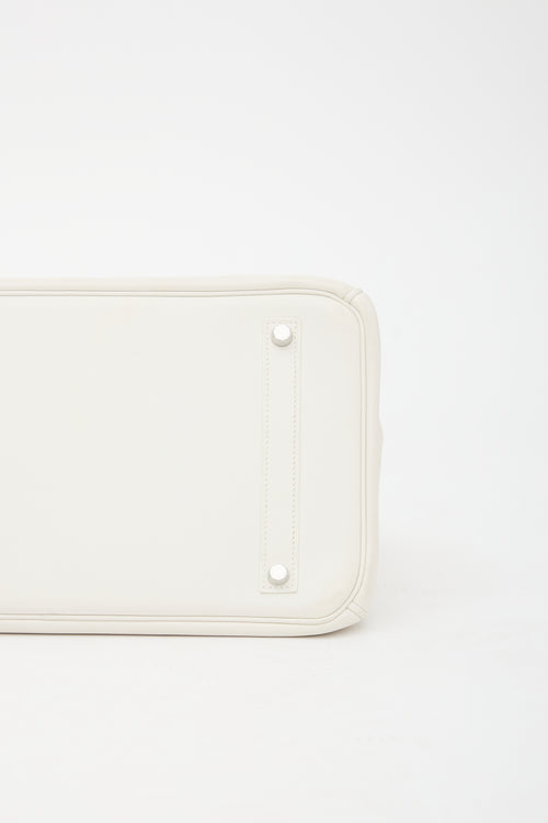Hermès 2010 Blanc Swift Birkin 35 Bag