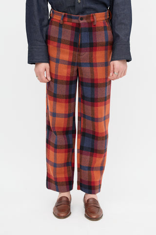 Bode Clinton Street Plaid Trouser