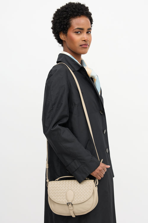 Bottega Veneta Leather Intrecciato Double Sided Bag