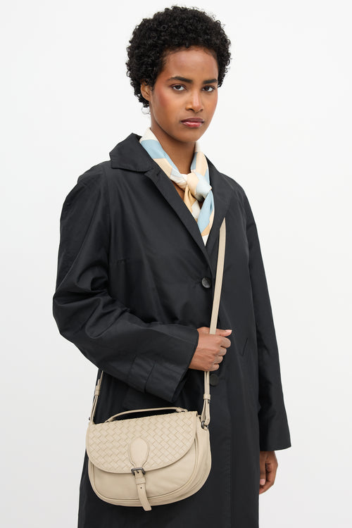 Bottega Veneta Leather Intrecciato Double Sided Bag