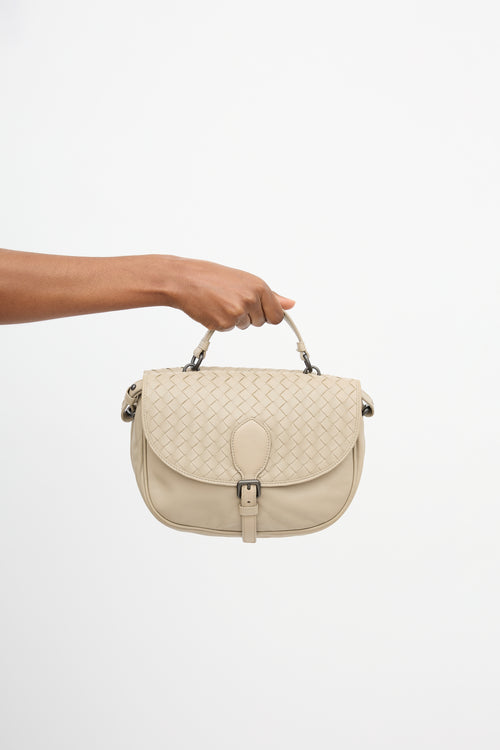 Bottega Veneta Leather Intrecciato Double Sided Bag