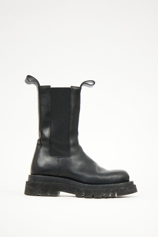 Bottega Veneta Leather Lug Chelsea Boot