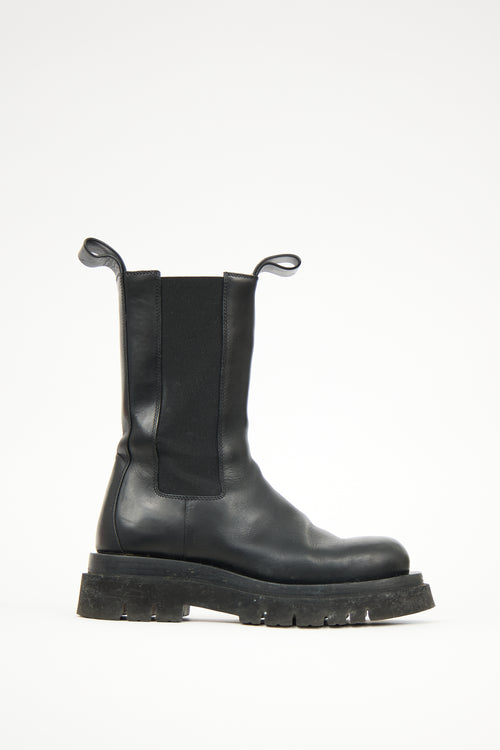 Bottega Veneta Leather Lug Chelsea Boot