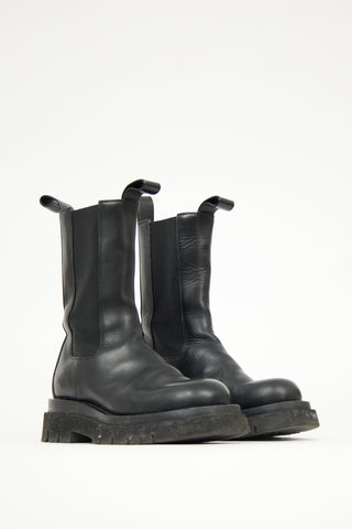 Bottega Veneta Leather Lug Chelsea Boot
