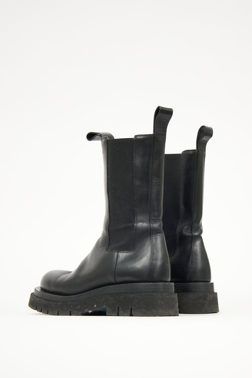 Bottega Veneta Leather Lug Chelsea Boot